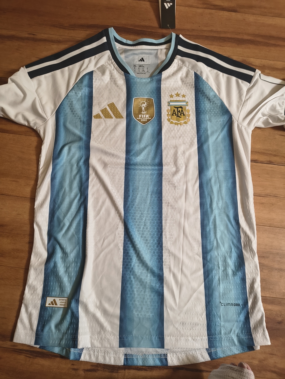 adidas Argentina National Team Jersey - White & Light Blue